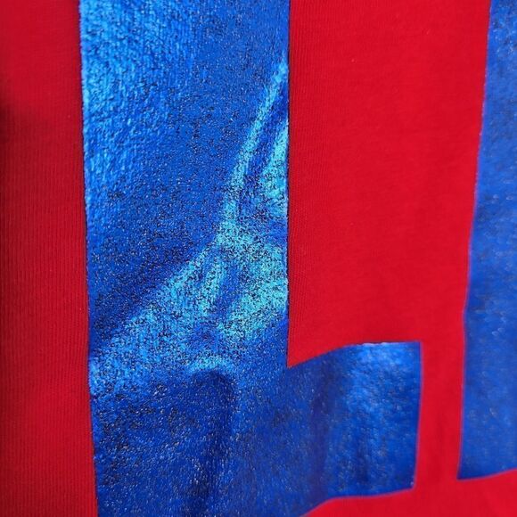 MAJESTIC superbowl LIII Atlanta GA 2019 red tee shirt XL - Picture 6 of 9